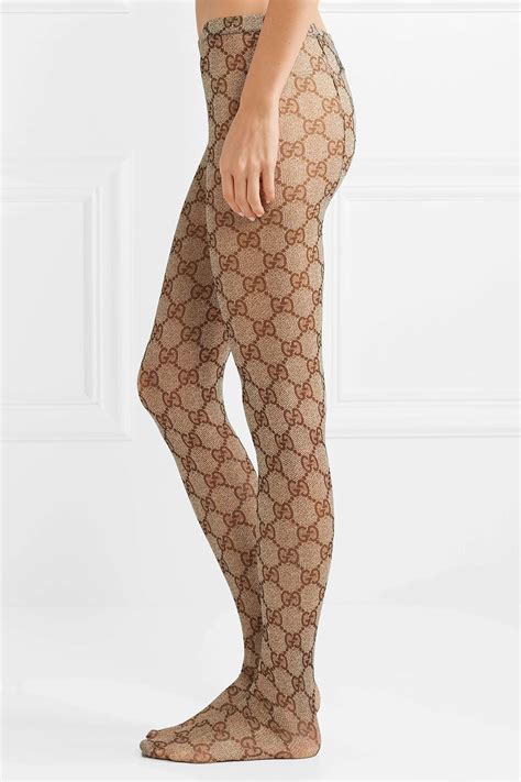 gucci jacquard stockings